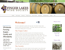 Tablet Screenshot of fingerlakeswinesociety.com